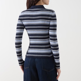Locusta Striped Polo Sweater