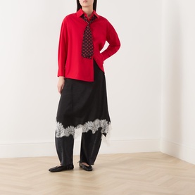 Zebu Shirt & Silk Polka Dot Tie