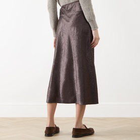 Gerusia Textured Flared Skirt