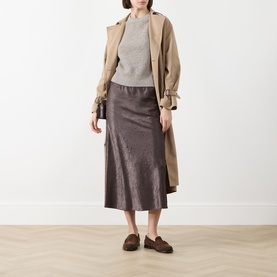 Gerusia Textured Flared Skirt