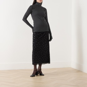 Fuggito Polka-Dot Top & Gloves
