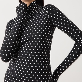 Fuggito Polka-Dot Top & Gloves