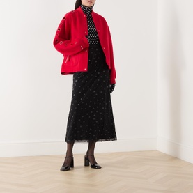 Fuggito Polka-Dot Top & Gloves