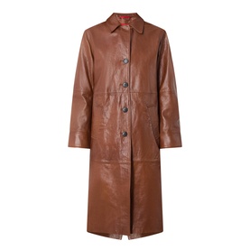Doppia Leather Trenchcoat