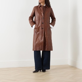 Doppia Leather Trenchcoat