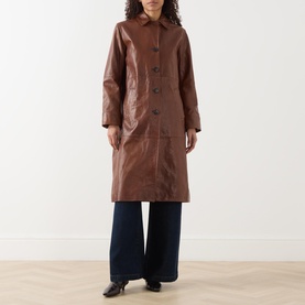Doppia Leather Trenchcoat