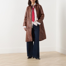 Doppia Leather Trenchcoat