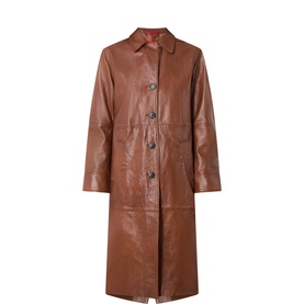 Doppia Leather Trenchcoat