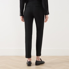 Turn Up Slim Leg Trousers