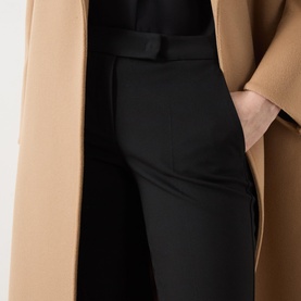 Turn Up Slim Leg Trousers