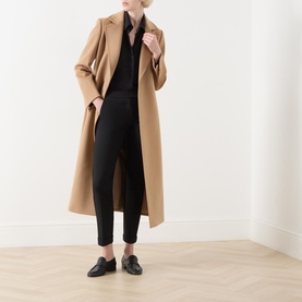 Turn Up Slim Leg Trousers