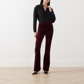 Laurel Canyon High-Rise Bootcut Trousers