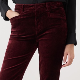 Laurel Canyon High-Rise Bootcut Trousers