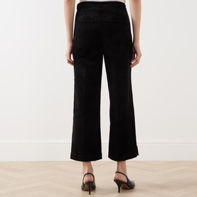 Anessa High-Rise Cropped Wide Leg Trousers