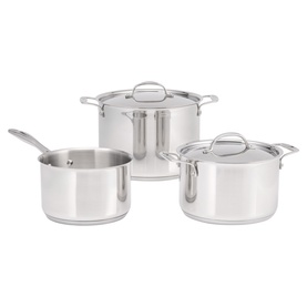 Profile Saucepan Three-Piece Set