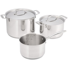 Profile Saucepan Three-Piece Set