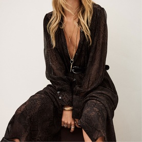 Sahara Snakeskin Dress