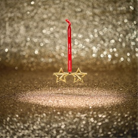 Elton John Golden Star Glasses Tree Ornament