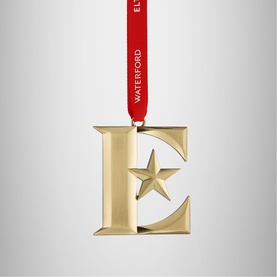 Elton John Golden 'E' Icon Tree Ornament
