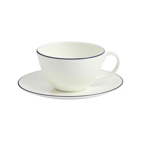 Gio Blue Line Teacup & Saucer Two-Piece Set 290ml