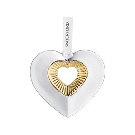 Heart Ornament with Gold