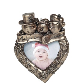 Baby's First Christmas Frame Ornament