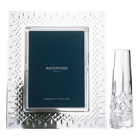 Lismore Picture Frame & Bud Vase Two-Piece Set