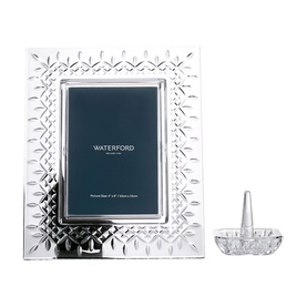 Lismore Picture Frame & Ring Holder Two-Piece Set