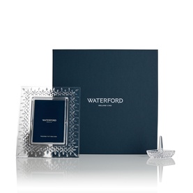 Lismore Picture Frame & Ring Holder Two-Piece Set