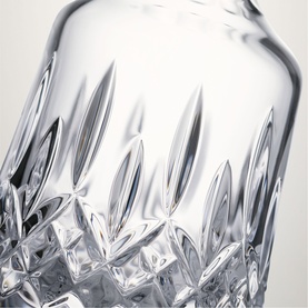Lismore Round Decanter & Tumbler Glass Three-Piece Set