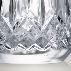 Lismore Round Decanter & Tumbler Glass Three-Piece Set