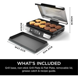 Sizzle Pro XL Grill and Flat Plate