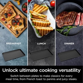 Sizzle Pro XL Grill and Flat Plate