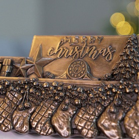 Christmas Fireplace Frame