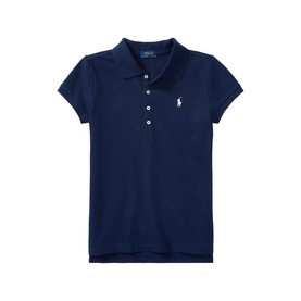 Pony Logo Mesh Polo Shirt