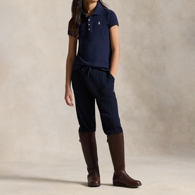 Pony Logo Mesh Polo Shirt