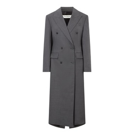 Double-Breasted Longline Coat