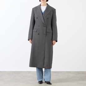 Double-Breasted Longline Coat