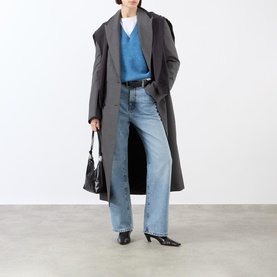 Double-Breasted Longline Coat