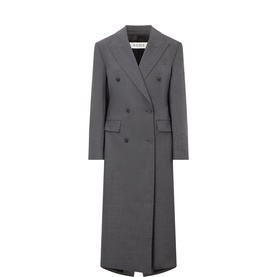 Double-Breasted Longline Coat