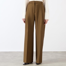 High-Rise Tailored Wide Leg Trousers