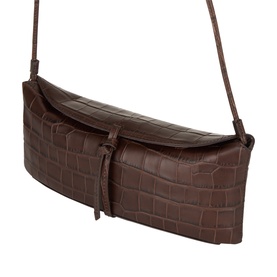 Eve Croc-Embossed Clutch