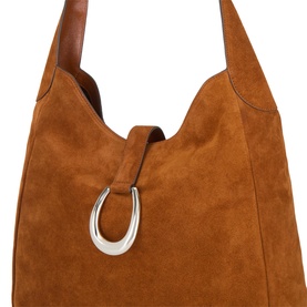 Maya Suede Hobo Bag