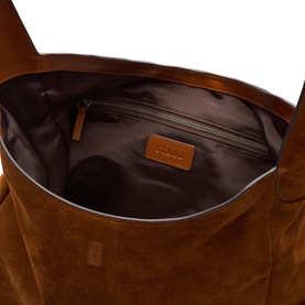 Maya Suede Hobo Bag