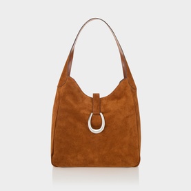 Maya Suede Hobo Bag