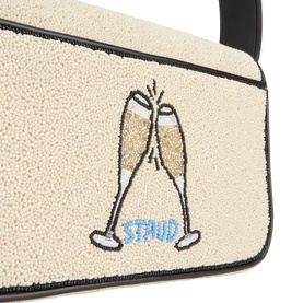 Tommy Caviar Beaded Shoulder Bag