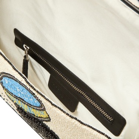 Tommy Caviar Beaded Shoulder Bag