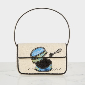 Tommy Caviar Beaded Shoulder Bag