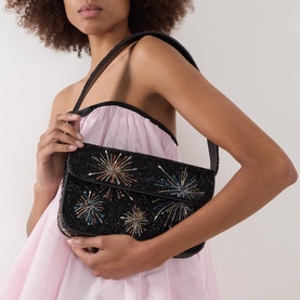 Tommy Firework Beaded Shoulder Bag