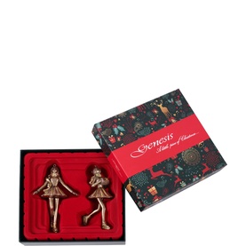 Skating Girls Christmas Tree Ornament